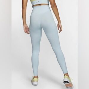 Nike light blue Womens compression leggings